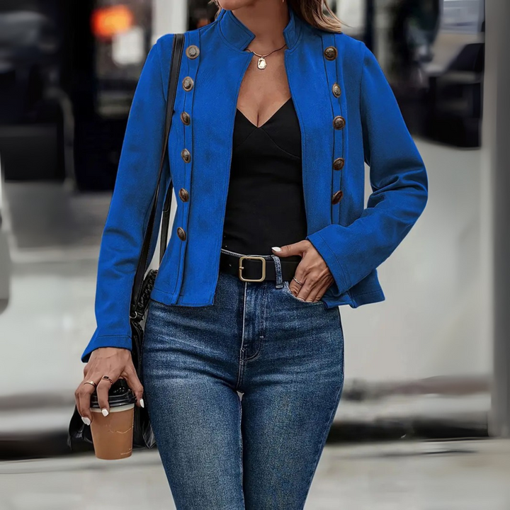 TASMIN - Vintage Suede Slim Fit Jacket