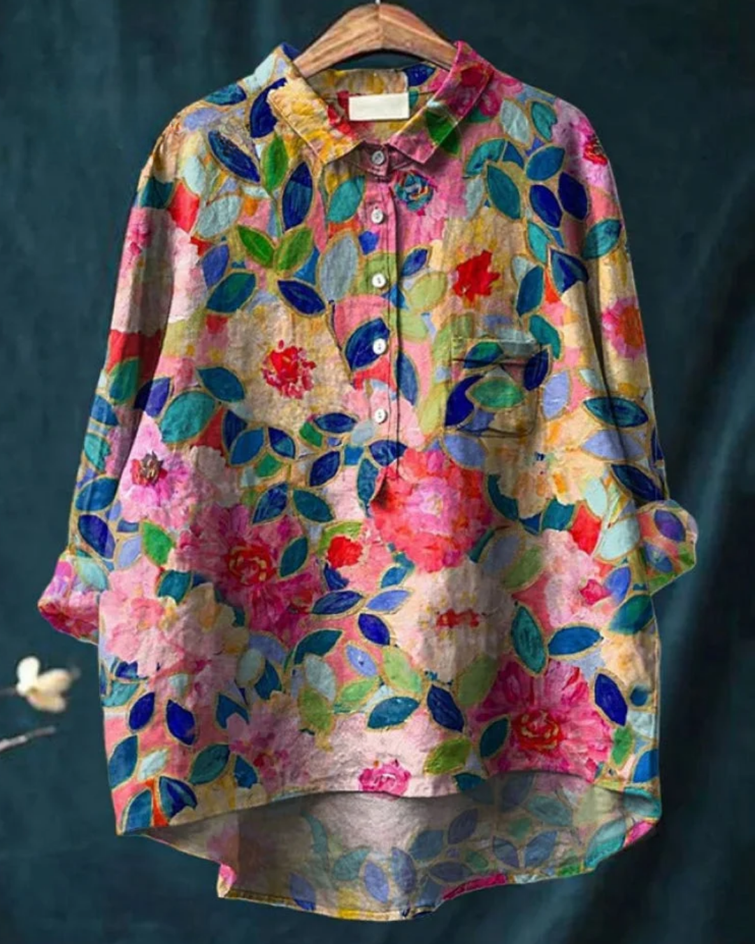 Jaclynn - Chic Floral Shirt
