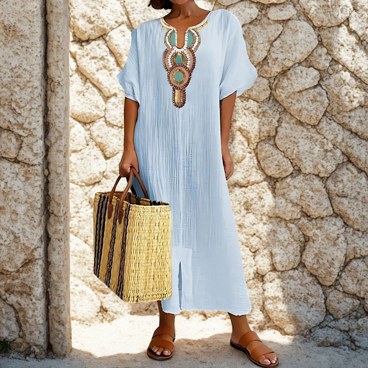 Agnes - Cotton Beach Dress