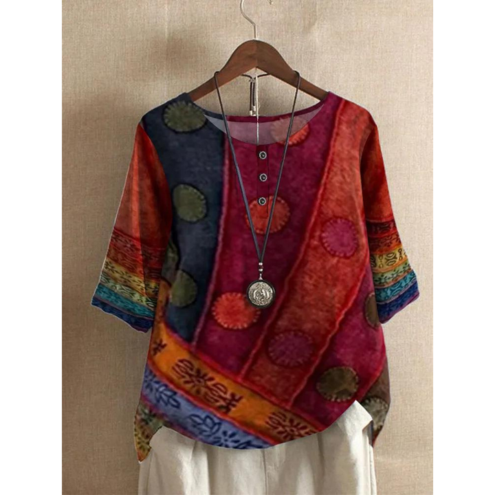 Valarie - Comfortable Colorful Top