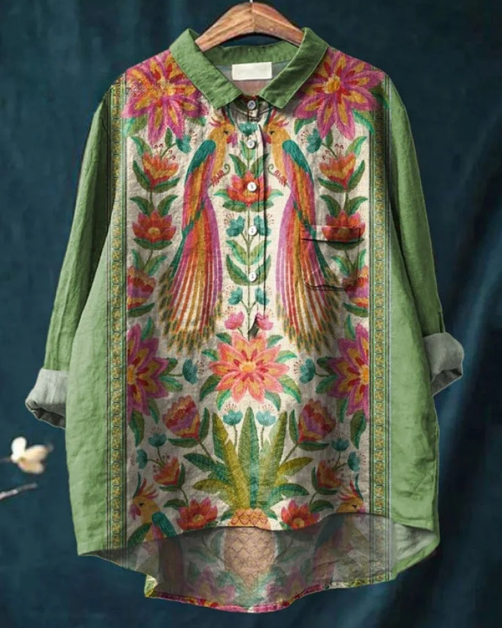 Jaclynn - Chic Floral Shirt