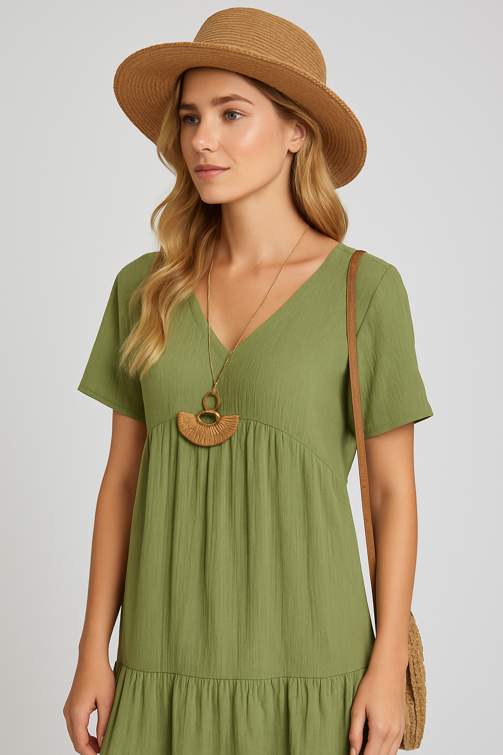 Aisha -  Elegant Belly Cover Dress