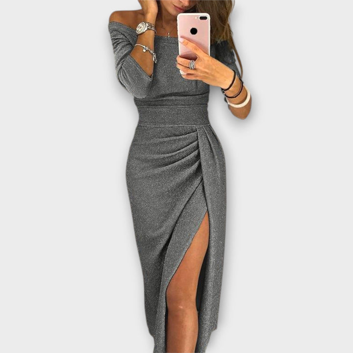 Lena | Elegant Off-Shoulder Dress