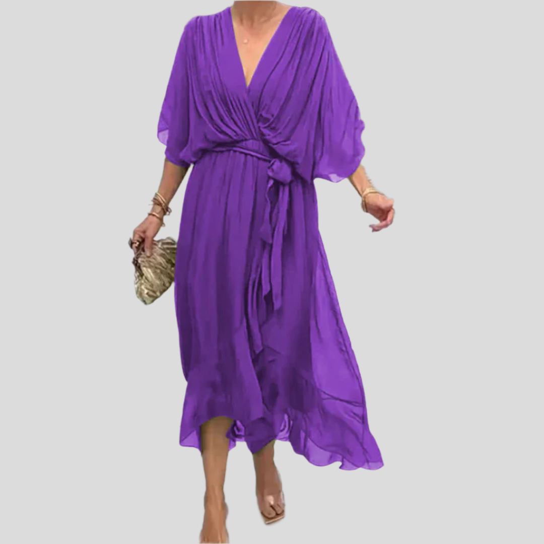 Lilijana β Comfortable Silk Dress With Flattering Tummy Coverage