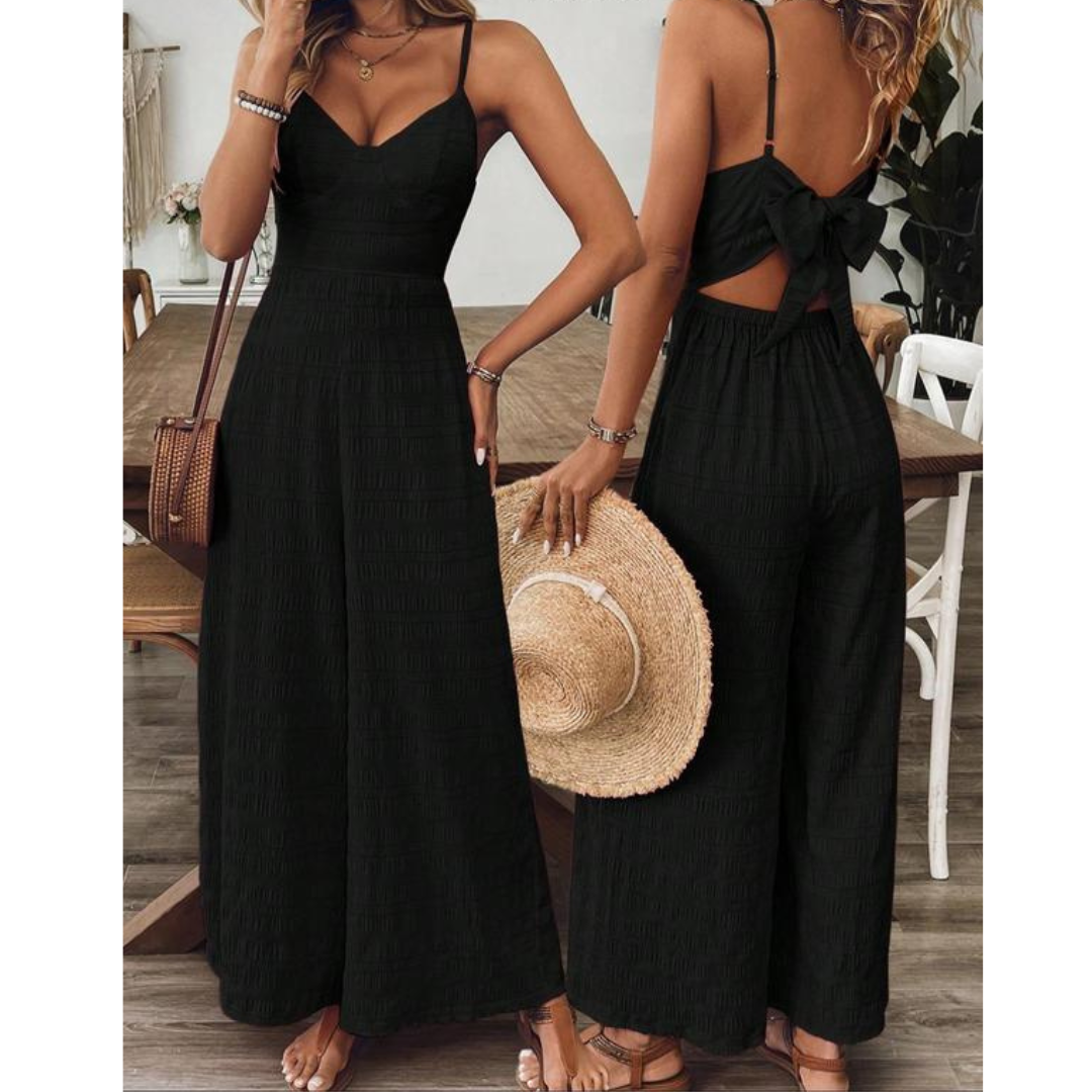 MADELINE - Casual Everyday Chic Fitted Jumpsuit