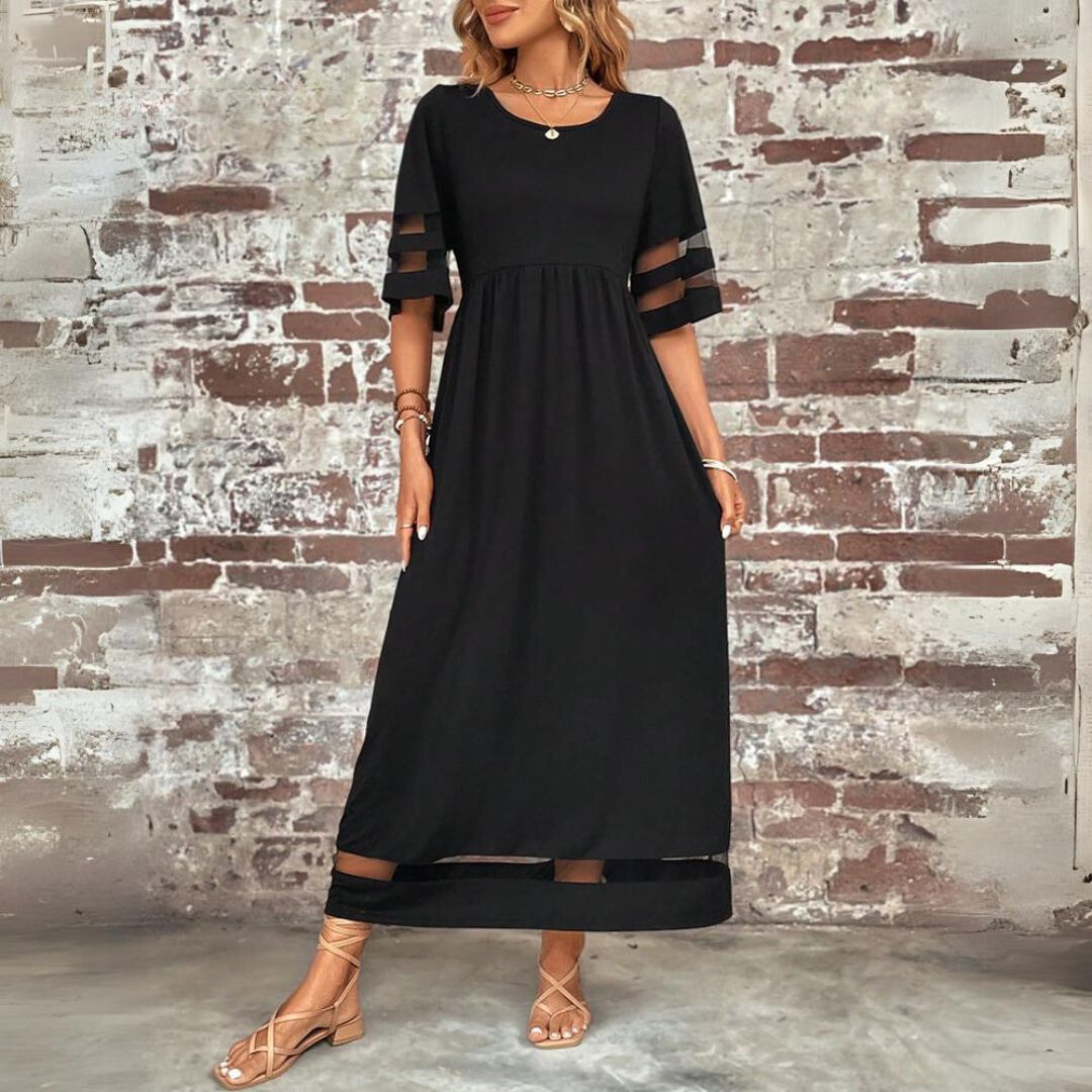 Arabella - Elegant A-Line Midi Dress