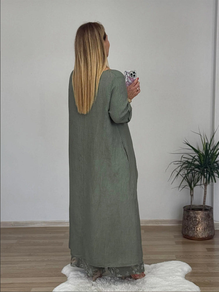 Alma - Loose Set in Cotton and Linen