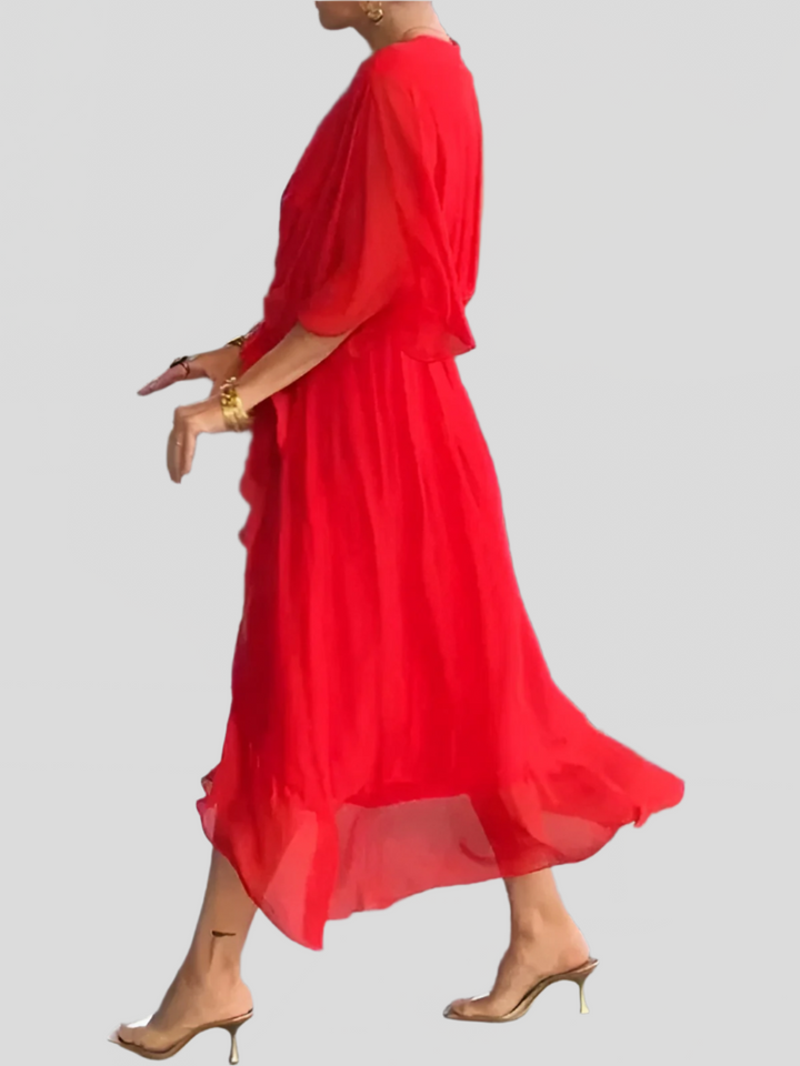 Lilijana β Comfortable Silk Dress With Flattering Tummy Coverage