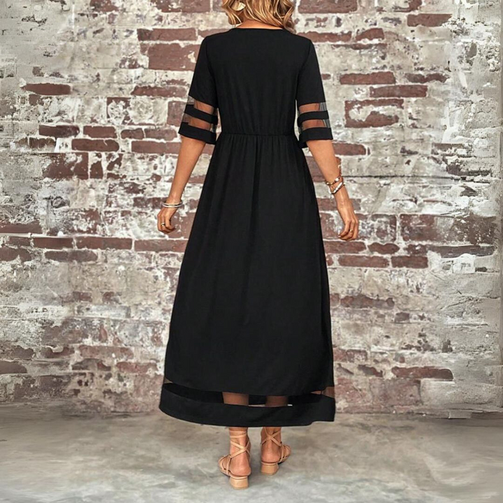 Arabella - Elegant A-Line Midi Dress