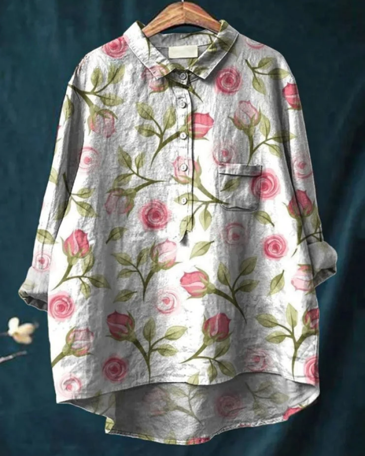 Jaclynn - Chic Floral Shirt