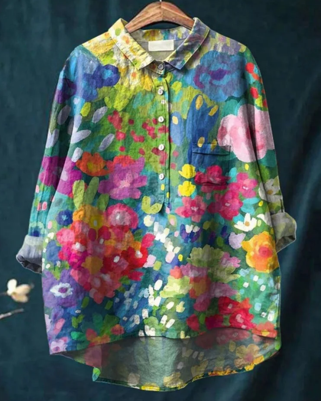 Jaclynn - Chic Floral Shirt