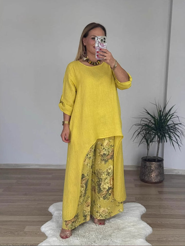 Alma - Loose Set in Cotton and Linen