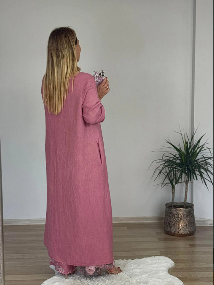 Alma - Loose Set in Cotton and Linen