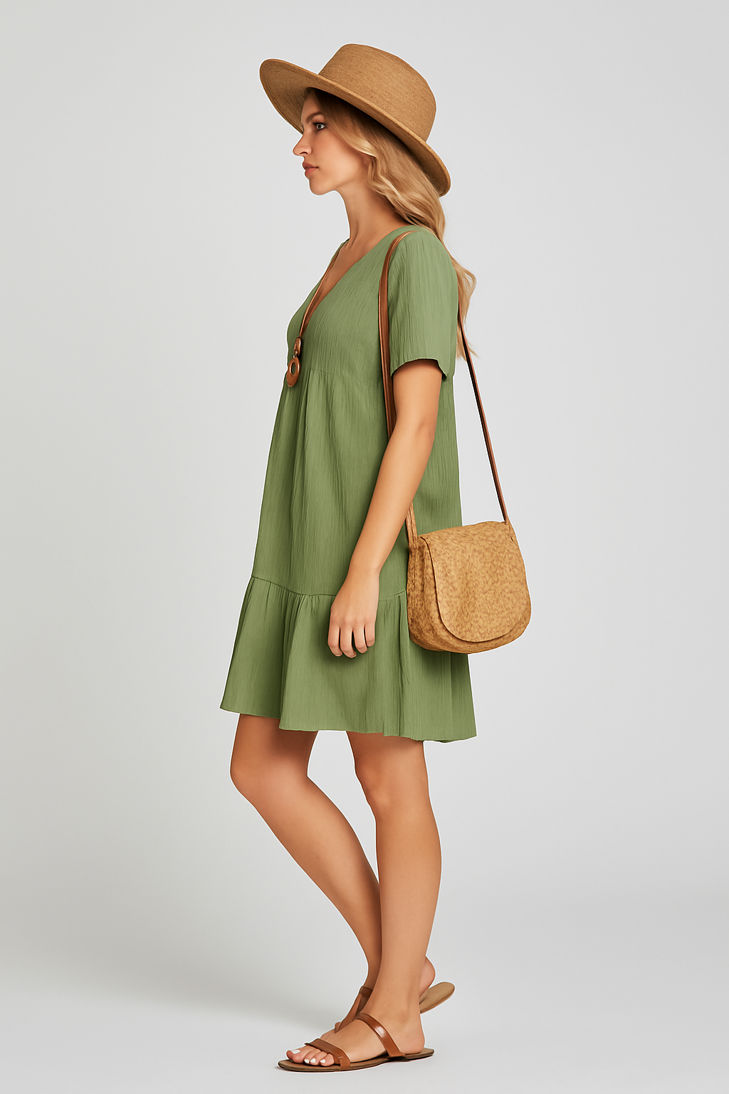 Aisha -  Elegant Belly Cover Dress
