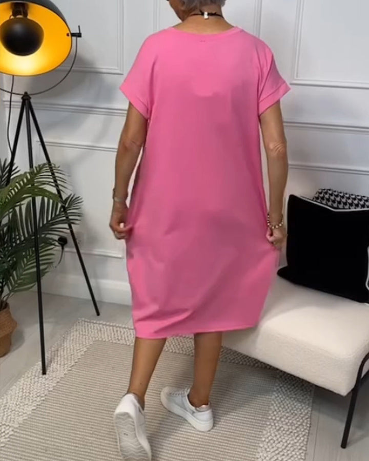 Melly - Stylish Short Sleeved Dress