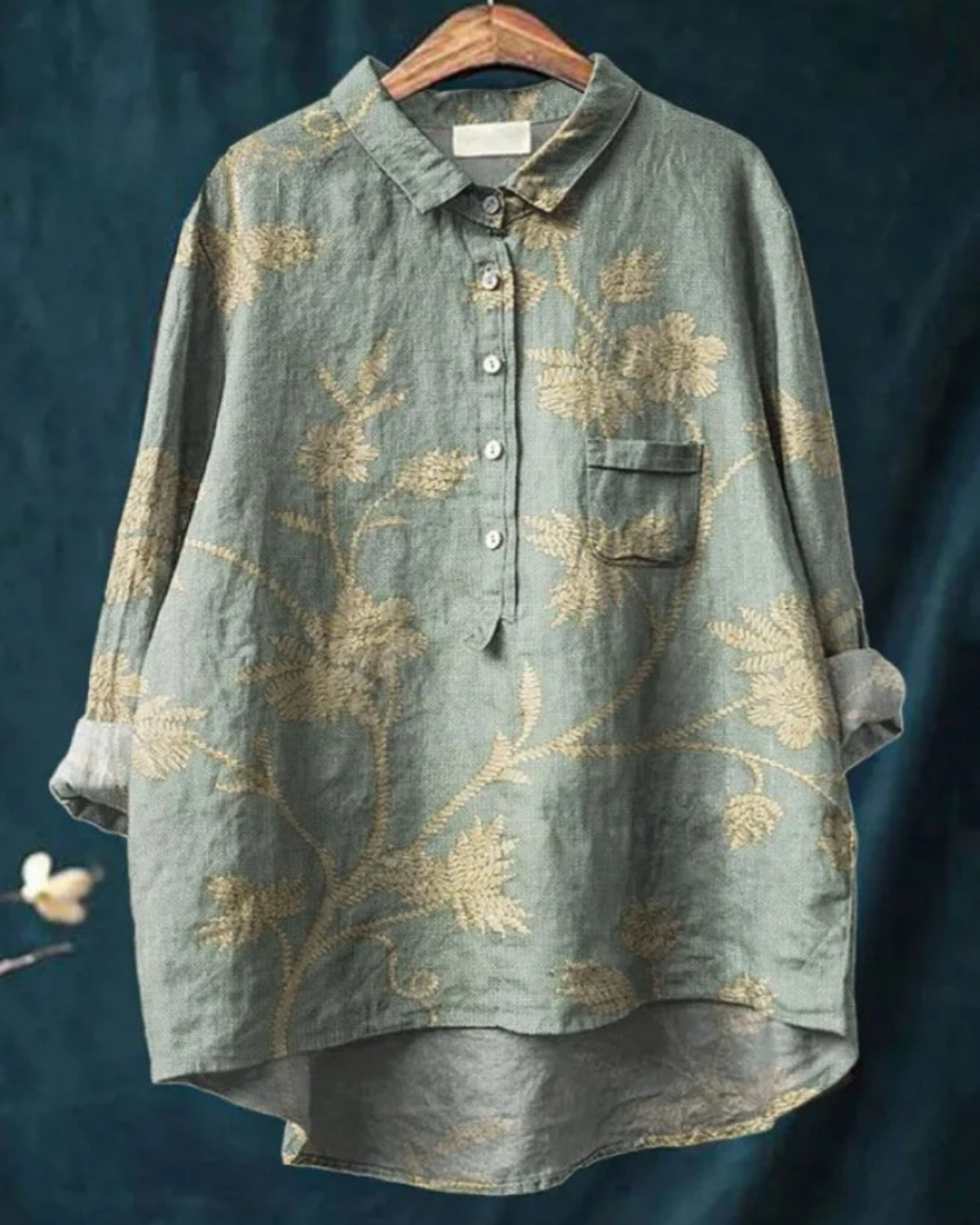 Jaclynn - Chic Floral Shirt