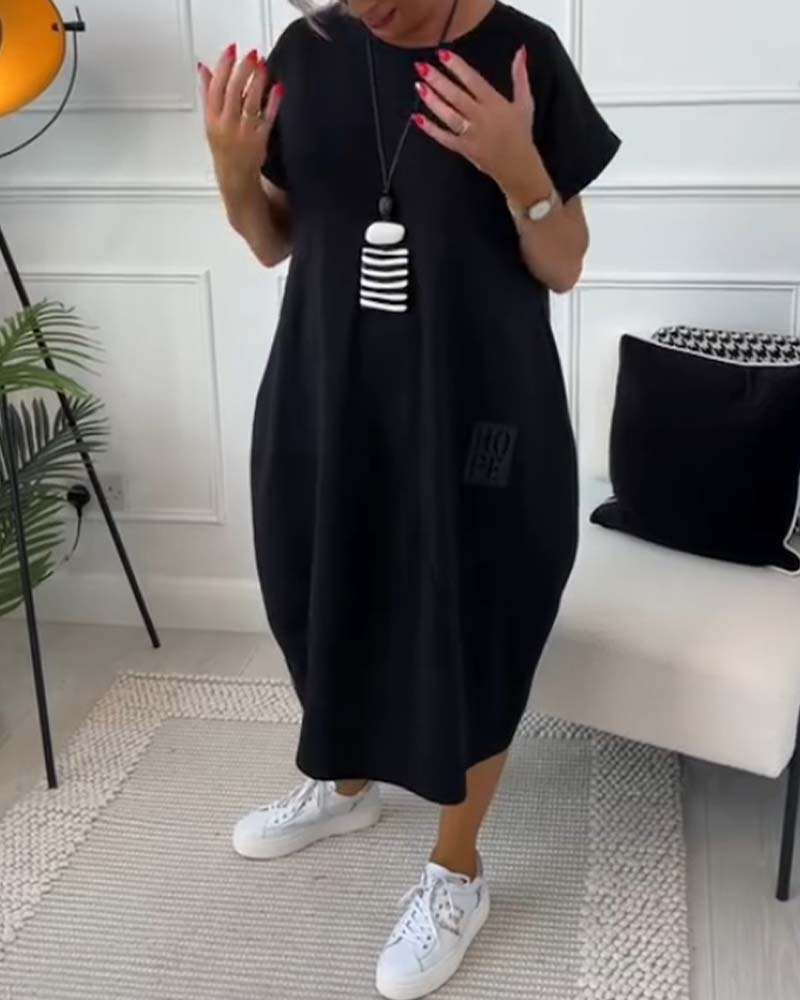 Melly - Stylish Short Sleeved Dress