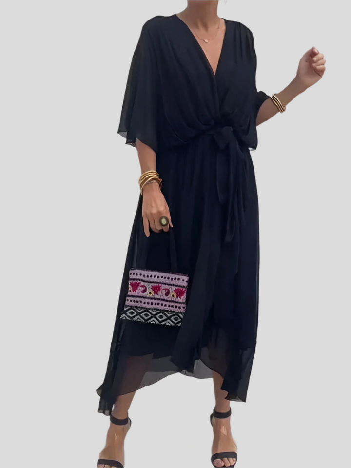 Lilijana β Comfortable Silk Dress With Flattering Tummy Coverage