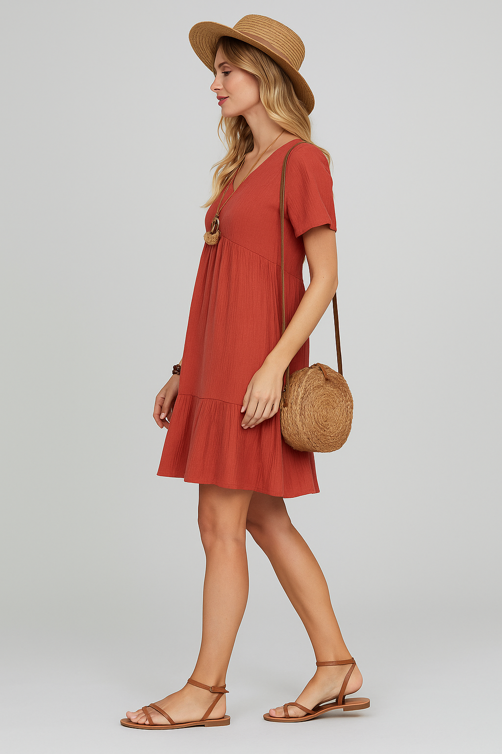 Aisha -  Elegant Belly Cover Dress