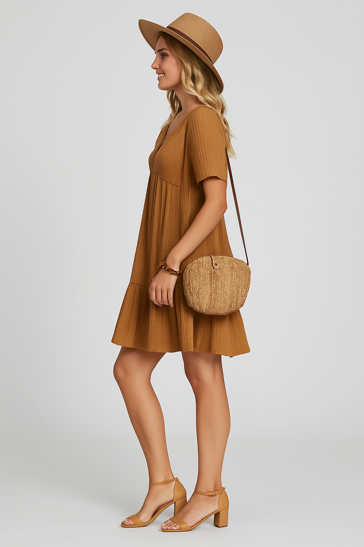 Aisha -  Elegant Belly Cover Dress