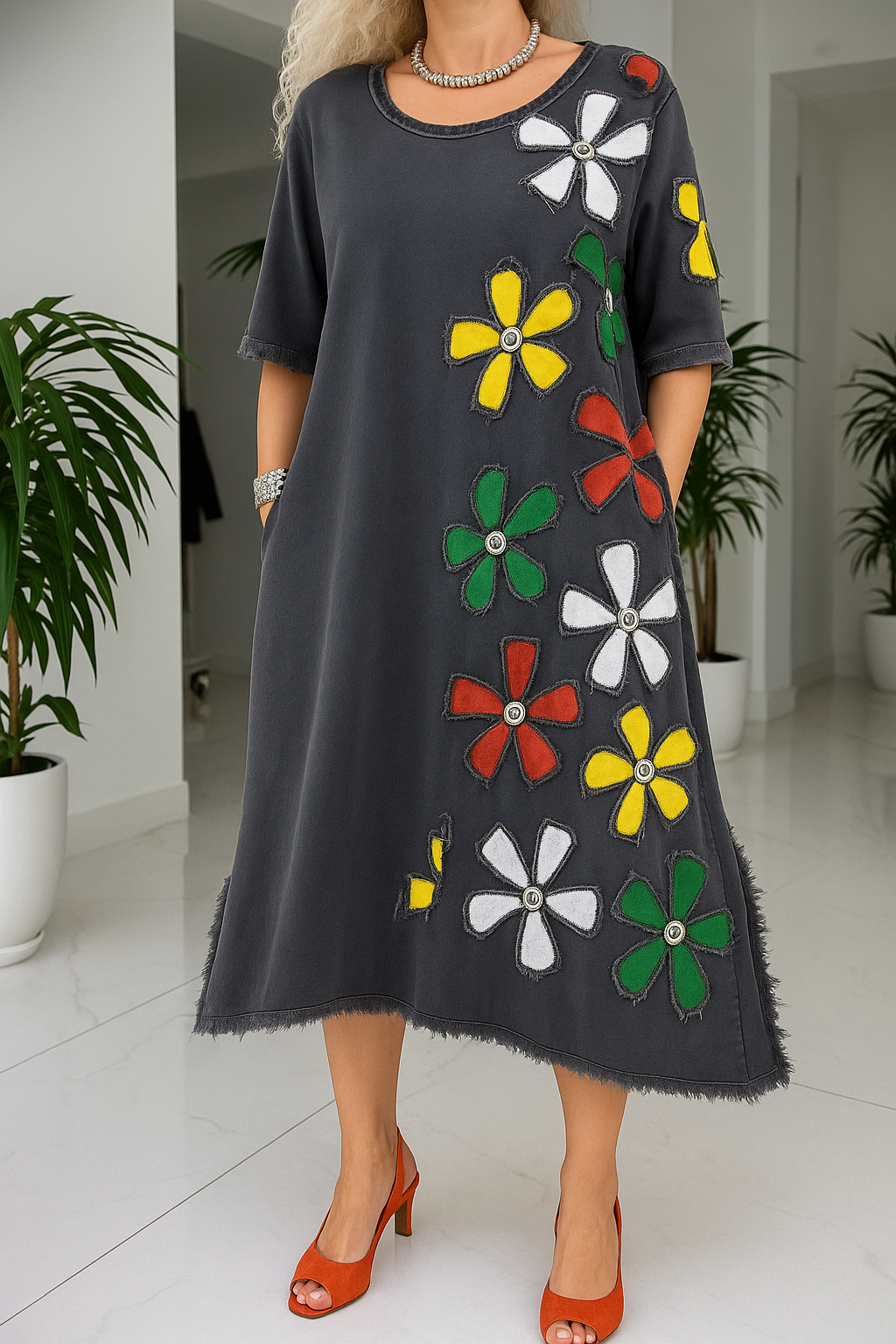 Judit - Floral Breeze Casual Dress