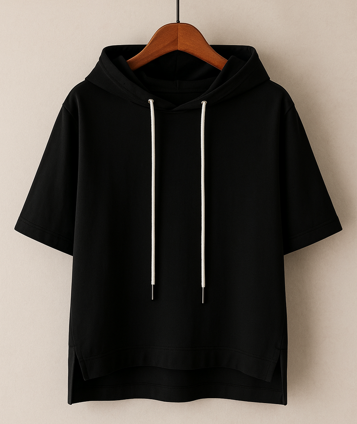 Thalia - Stylish Short Sleeve Hoodie