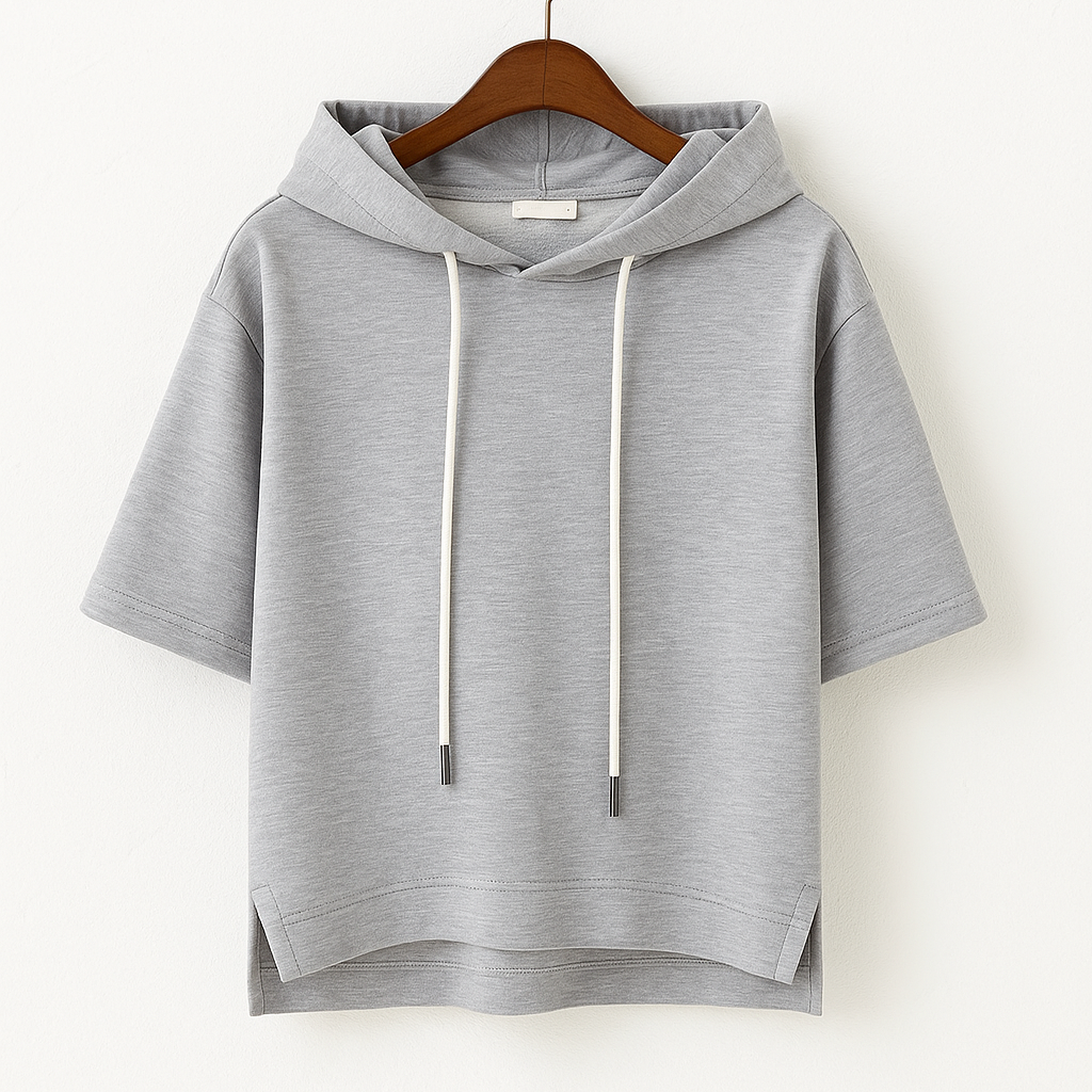 Thalia - Stylish Short Sleeve Hoodie