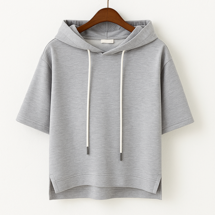 Thalia - Stylish Short Sleeve Hoodie