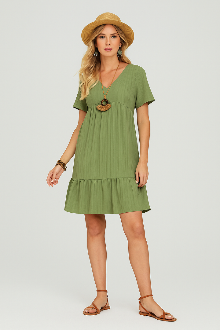 Aisha -  Elegant Belly Cover Dress