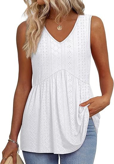 ELENOR - Effortless Flowy Sleeveless Tank Top