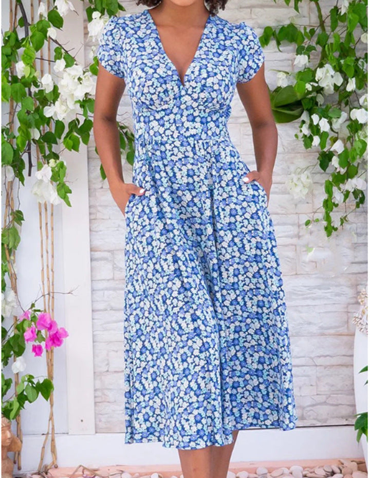 Fienna – Button-Front Midi Dress