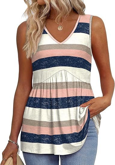 ELENOR - Effortless Flowy Sleeveless Tank Top