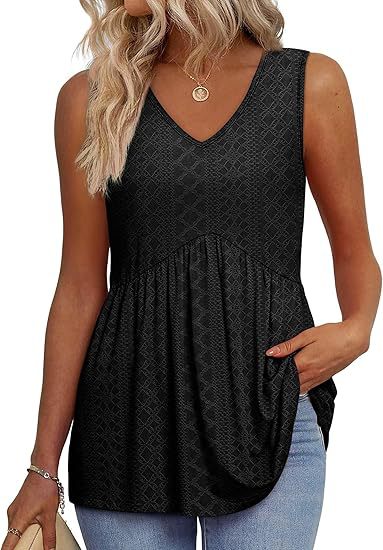 ELENOR - Effortless Flowy Sleeveless Tank Top