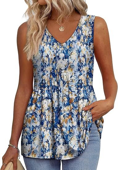 ELENOR - Effortless Flowy Sleeveless Tank Top