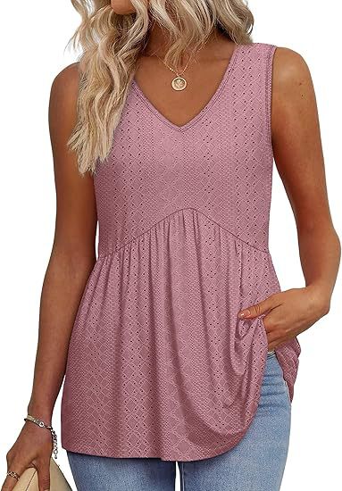 ELENOR - Effortless Flowy Sleeveless Tank Top