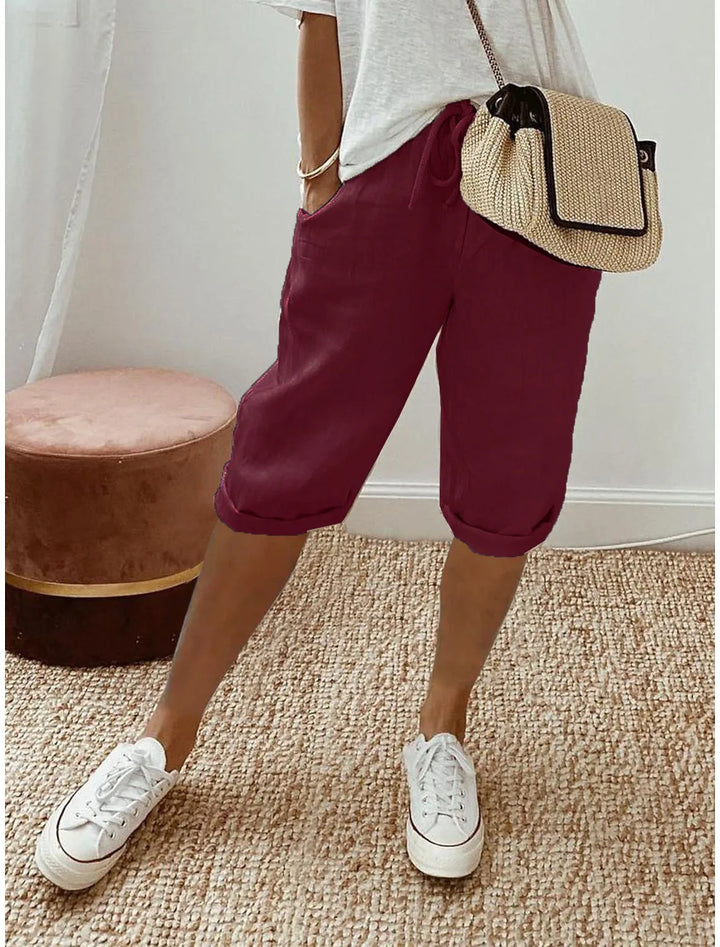 Merina - Elegant Cotton-Linen Pants