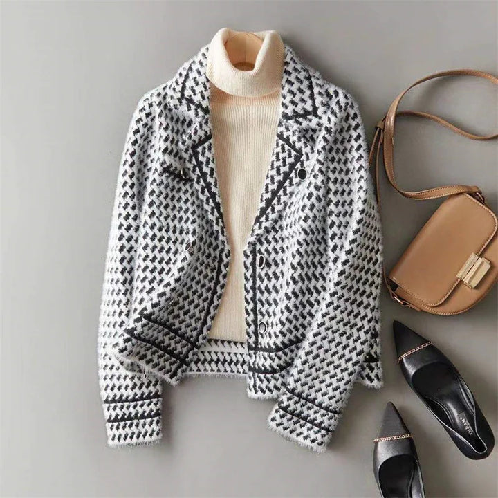 Vionne-Stylish knitted cardigan jacket