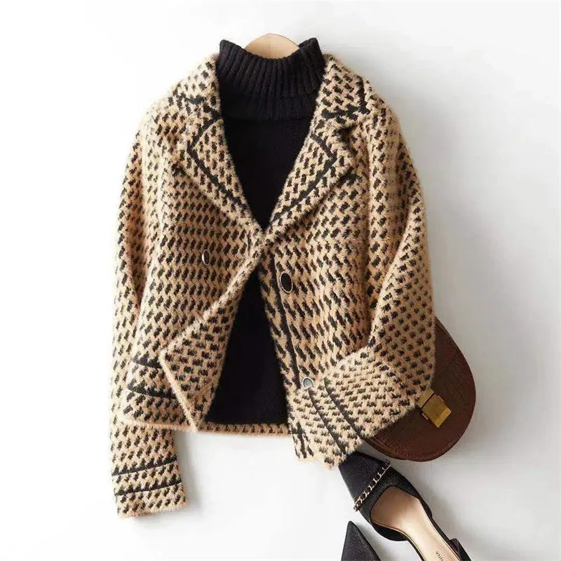 Vionne-Stylish knitted cardigan jacket