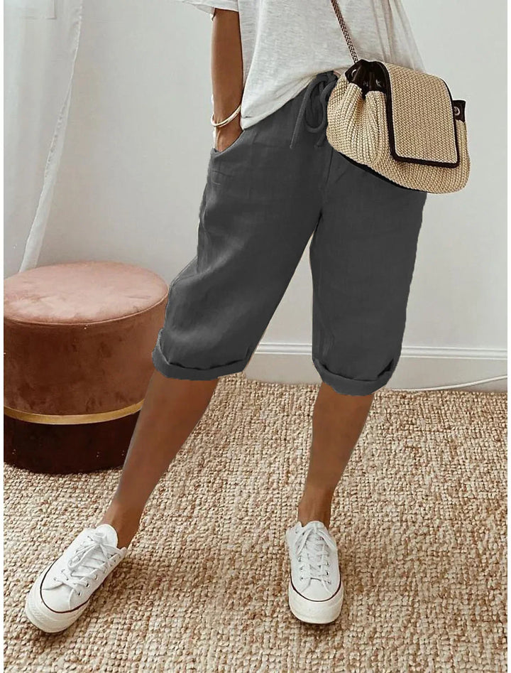 Merina - Elegant Cotton-Linen Pants