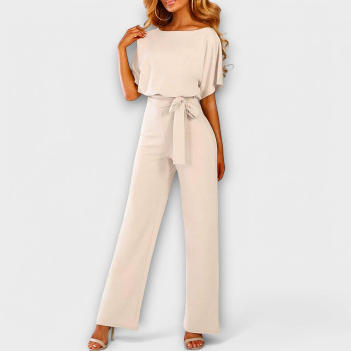 Glory - Elegant Short Sleeve Jumpsuit