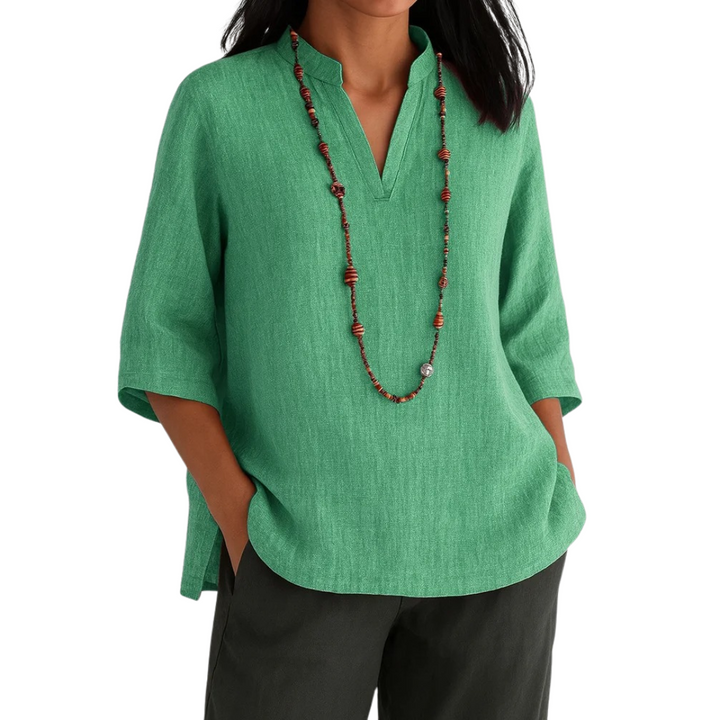 Missy - Casual V-Neck Tunic