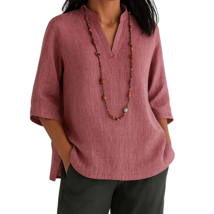Missy - Casual V-Neck Tunic