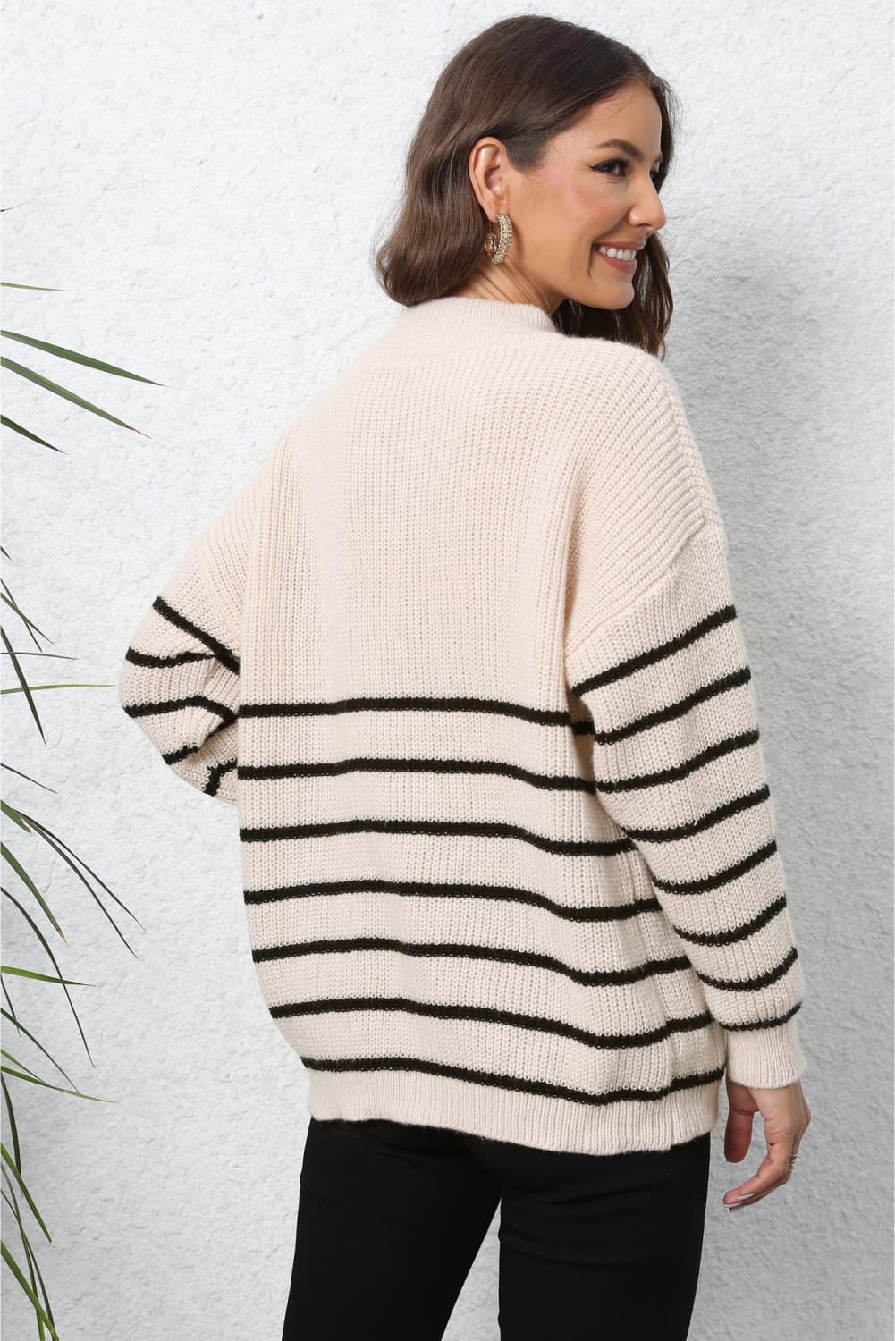 Lauren - Long Sleeve Zip-Up Sweater