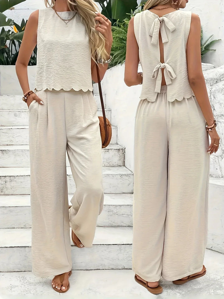 Raya - Elegant Two-Piece Sleeveless Set