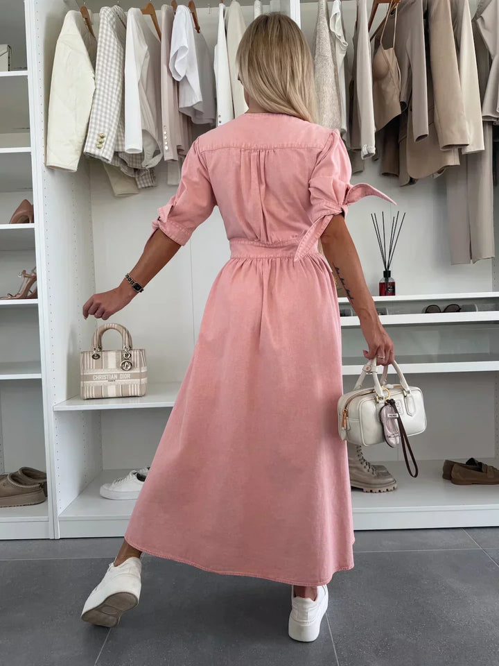 Ivanka - Radiant Denim Dress