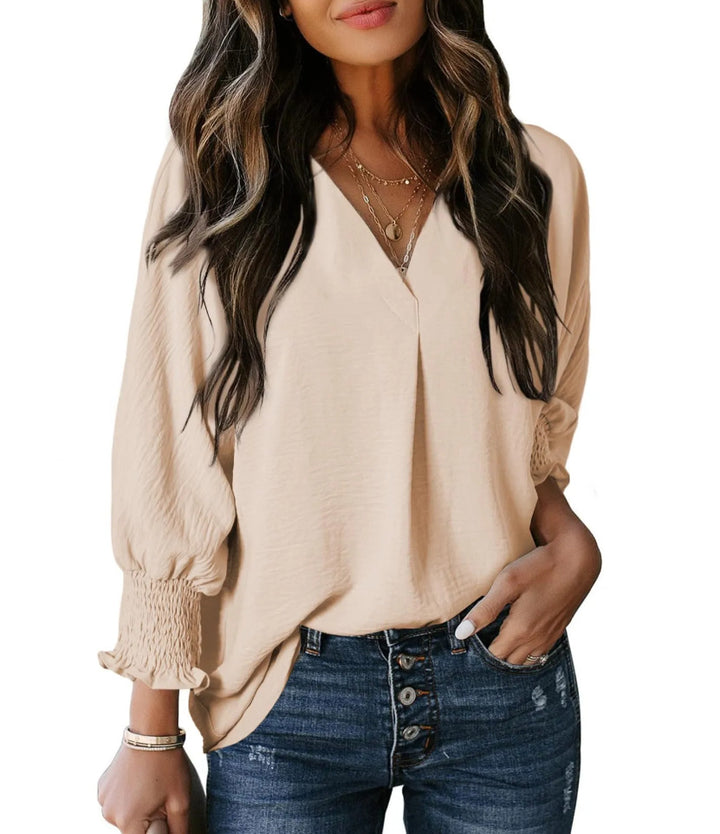 GIANNA- Casual Elegant Summer Blouse