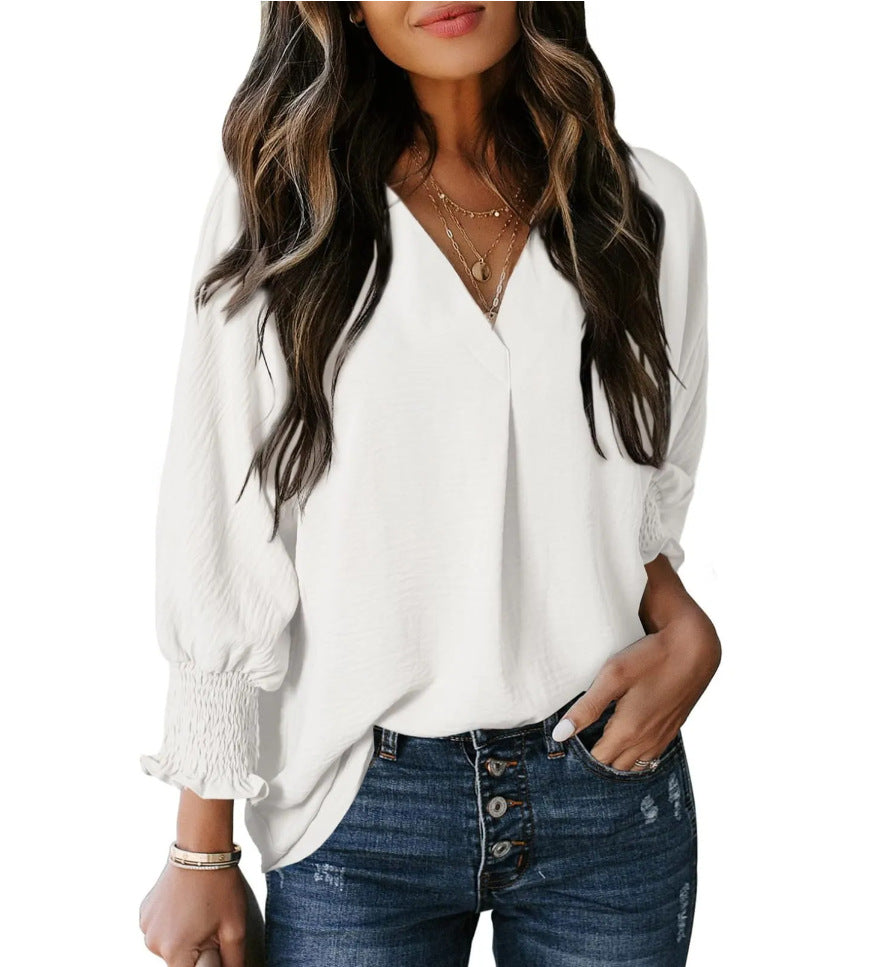 GIANNA- Casual Elegant Summer Blouse