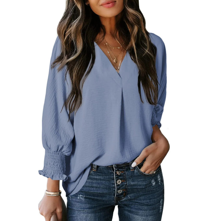 GIANNA- Casual Elegant Summer Blouse