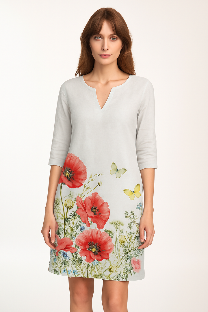 Lilia - Flowing Floral Dress