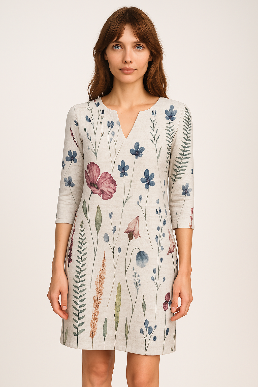 Lilia - Flowing Floral Dress